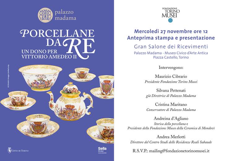 PORCELLANE DA RE. UN DONO PER VITTORIO AMEDEO II