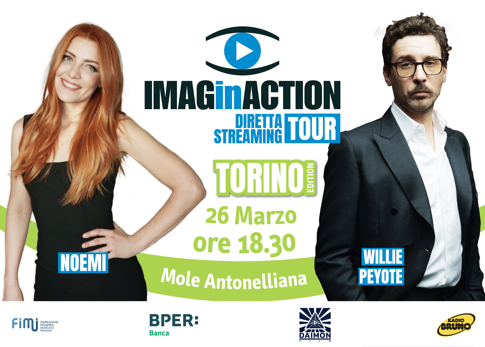 A TORINO LA PRIMA TAPPA DI IMAGinACTION TOUR 2021