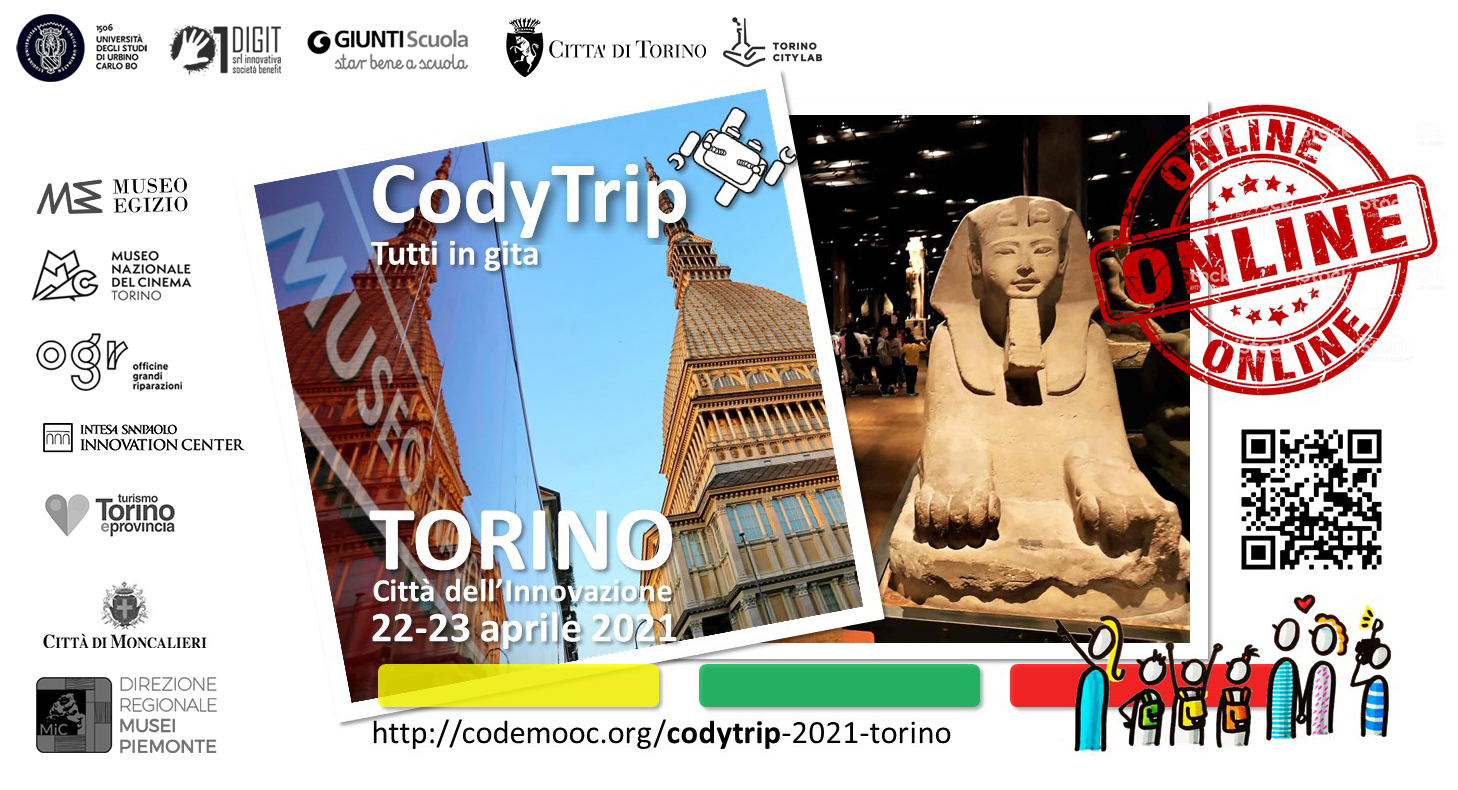 CODYTRIP TORINO – 22 E 23 APRILE 2021  OLTRE 37MILA ISCRITTI DALL’ITALIA E DAL MONDO PER LA GITA VIRTUALE DI FINE ANNO ALL’INSEGNA DELL’INNOVAZIONE