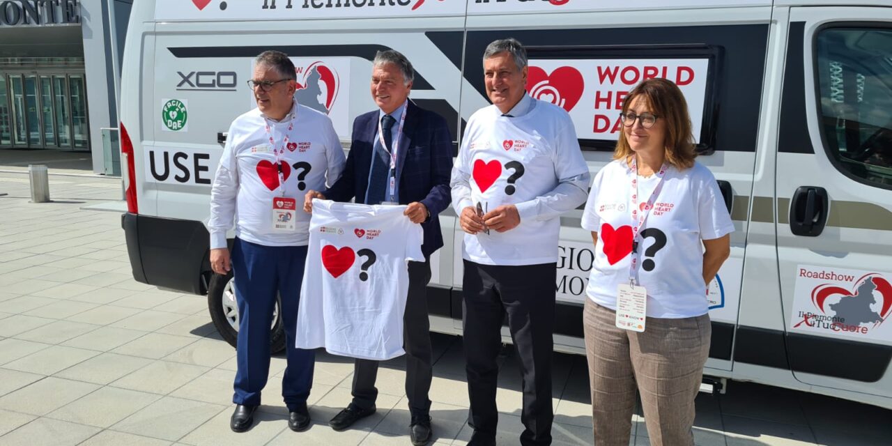 Giornata del Cuore: il 29 settembre il Piemonte per il World heart day organizza un road show dedicato alla prevenzione delle malattie cardio-cerebro-vascolari