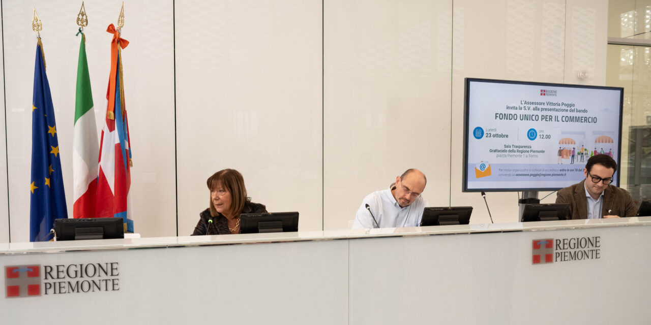 DALLA REGIONE 12.300.000 EURO A TASSO ZERO PER LE IMPRESE DEL COMMERCIO