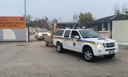 MALTEMPO: PARTITA VERSO LA TOSCANA LA COLONNA MOBILE DI PROTEZIONE CIVILE DELLA REGIONE PIEMONTE