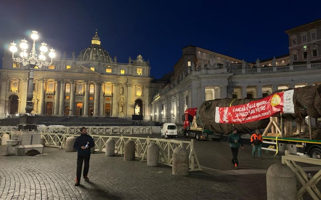 SARA’ ACCESO DOMANI IN VATICANO L’ALBERO DI NATALE DONATO DAL PIEMONTE A PAPA FRANCESCO