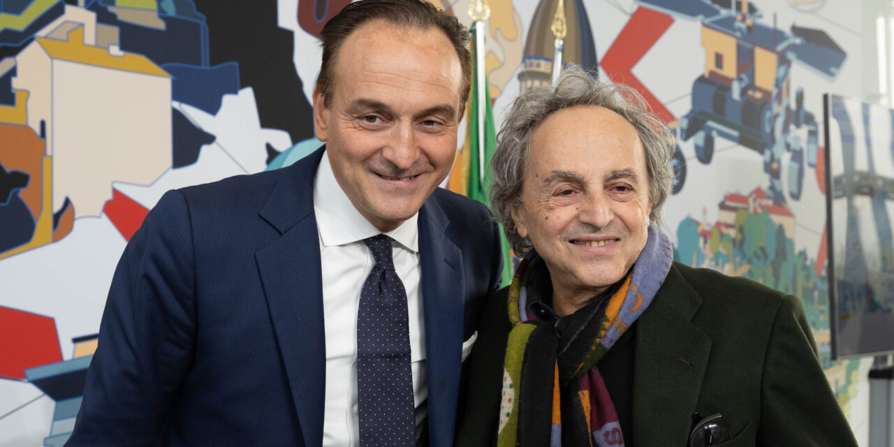 UGO NESPOLO FIRMA IL NUOVO LOGO DELLA REGIONE PIEMONTE