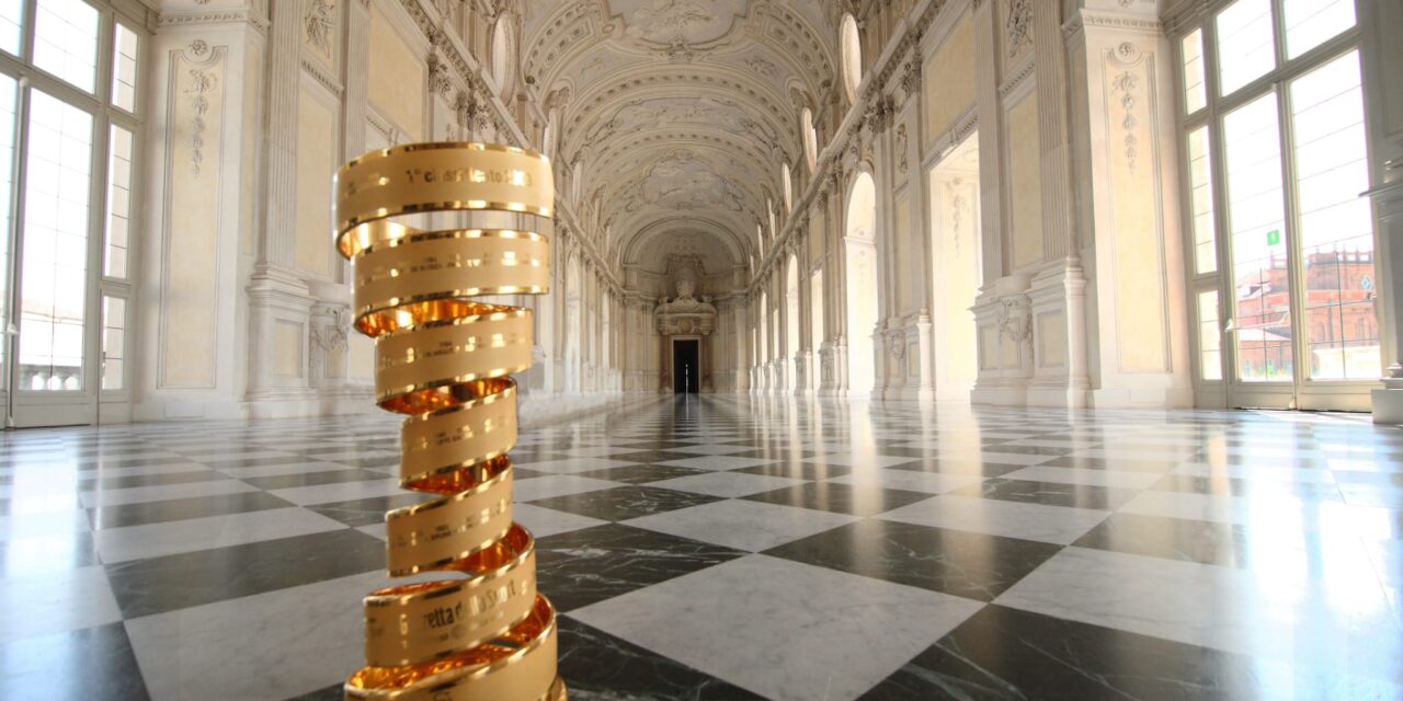Il Trofeo senza fine del Giro d’Italia a Venaria Reale