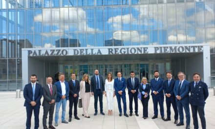 IL PRESIDENTE DELLA REGIONE ALBERTO CIRIO AVEVA PRESENTATO LA NUOVA GIUNTA
