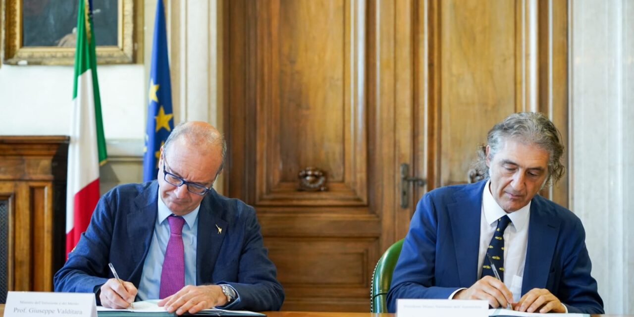 FIRMATO IL PROTOCOLLO DI INTESA TRA IL MAUTO E IL MINISTERO DELL’ISTRUZIONE E DEL MERITO