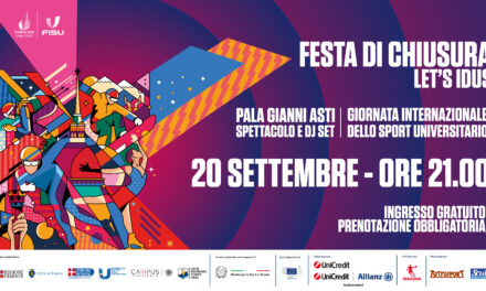 LET’S IDUS! FESTA DI CHIUSURA della GIORNATA MONDIALE DELLO SPORT UNIVERSITARIO