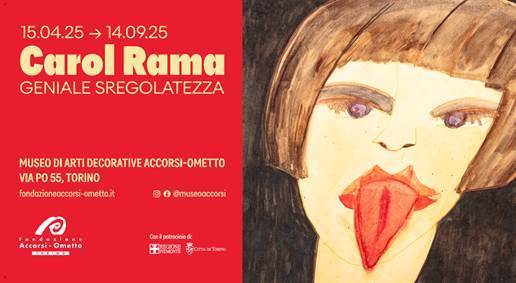 CAROL RAMA a Torino, dal 15 aprile al 14 settembre 2025