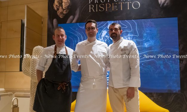 I magnifici due : lo chef Giacomo Sacchetto  insieme allo chef Ugo Alciati a Alba