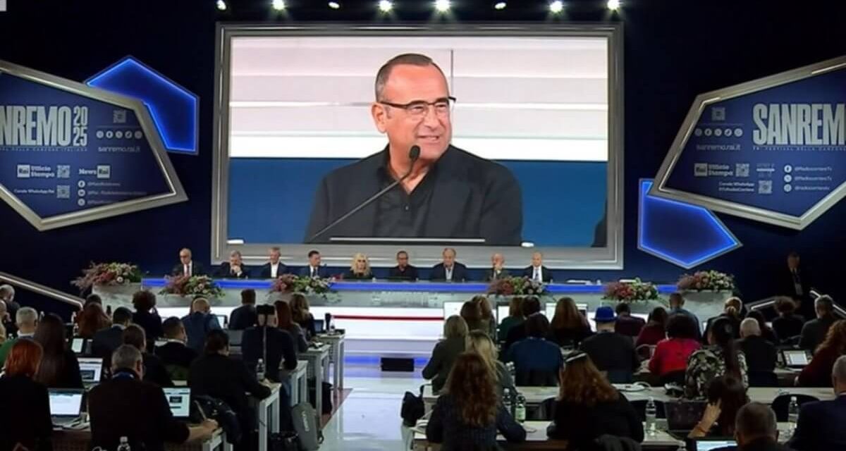 Prima conferenza stampa del 76° Festival di Sanremo